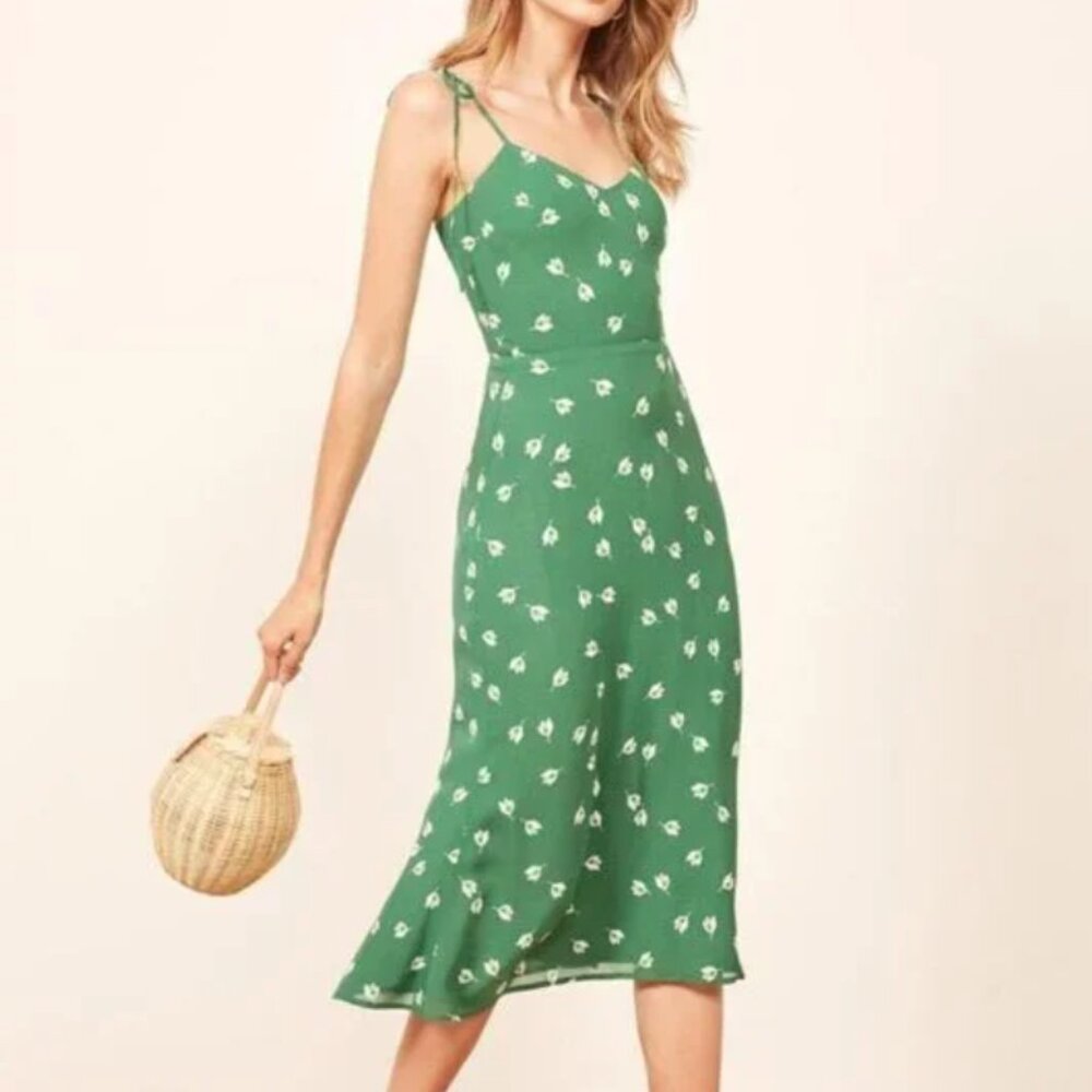 Reformation Nectar Dress in Tulips, Size 4